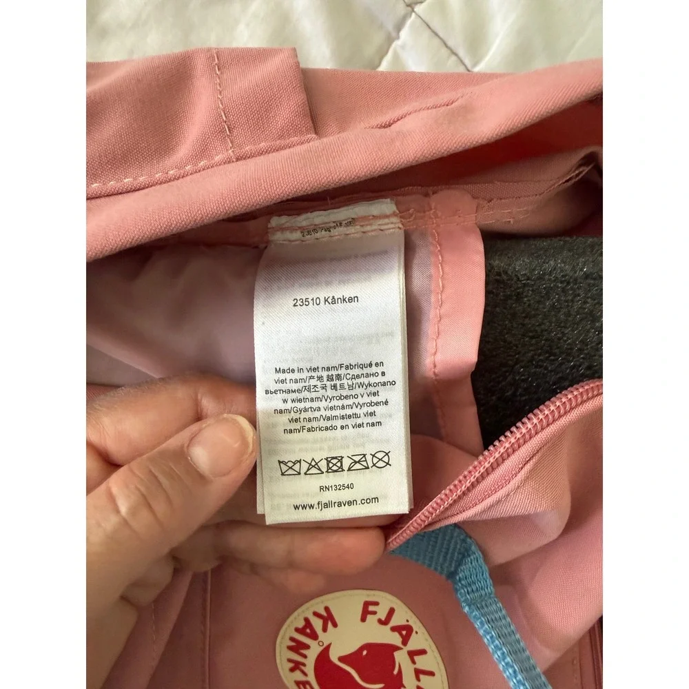 Fjallraven Kanken Mini Pink Blue Backpack School Travel Swedish Bag